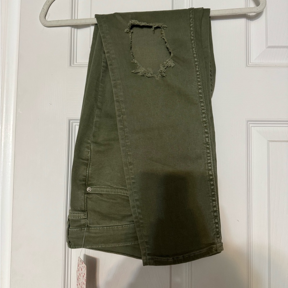 Free People Moss Green Pants